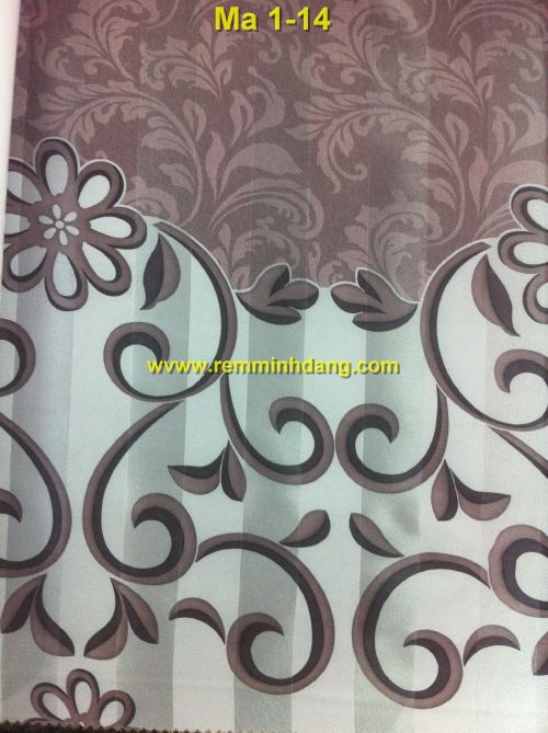 Bộ sưu tập rèm cửa mẫu JingPin họa tiết gấm 2 mặt