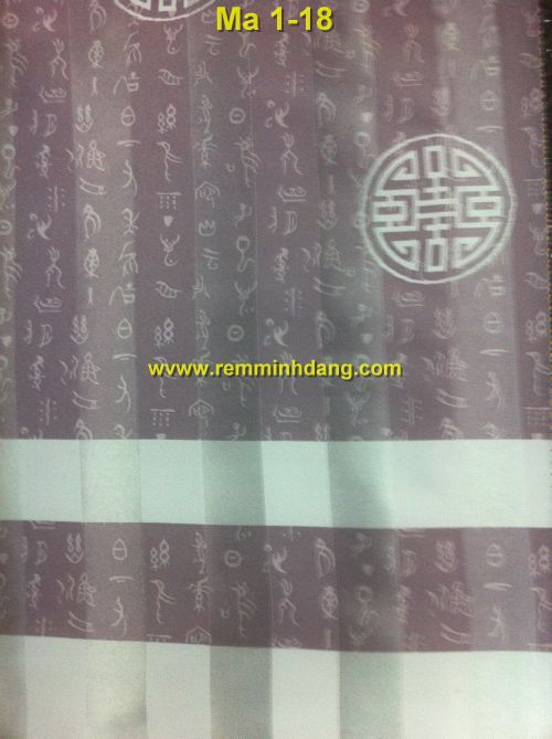 Bộ sưu tập rèm cửa mẫu JingPin họa tiết gấm 2 mặt