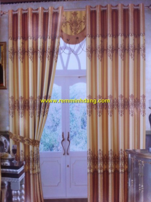 Bộ sưu tập rèm cửa mẫu JingPin họa tiết gấm 2 mặt