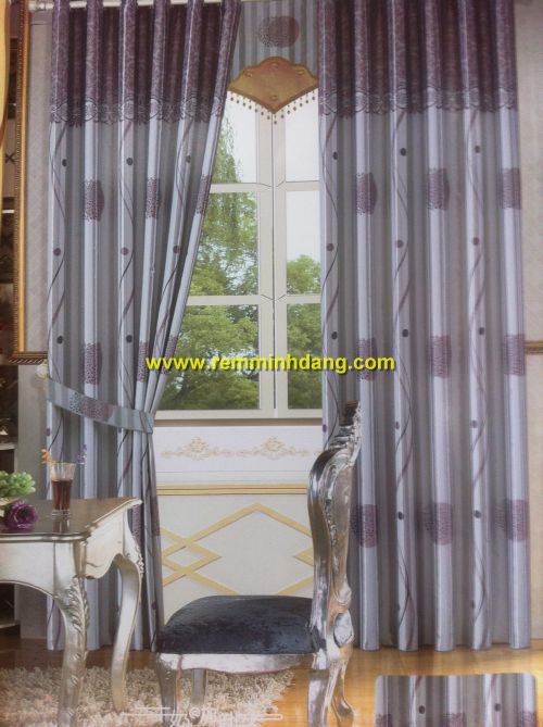 Bộ sưu tập rèm cửa mẫu JingPin họa tiết gấm 2 mặt